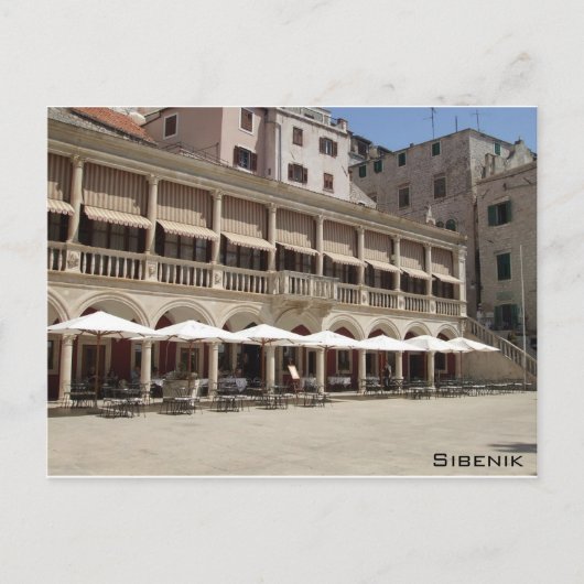 Sibenik Briefkaart (Voorkant)