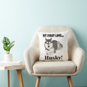 Siberiaanse Husky Hond Huisdier Siberische Husky Kussen