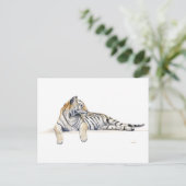 Siberian/Bengal Tiger Briefkaart (Staand voorkant)