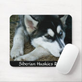 Siberian Huskies Rule Mousepad Muismat (Met muis)