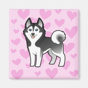 Siberian Husky / Alaskan Malamute Love Magneet