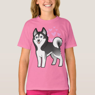 Siberian Husky / Alaskan Malamute Love T-shirt