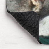 Siberian Husky Art Mousepad Muismat (Hoek)