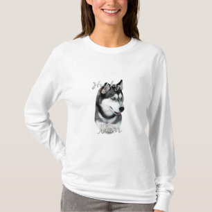 Siberian Husky (blk) mam 2 T-shirt