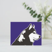 Siberian Husky Briefkaart (Staand voorkant)