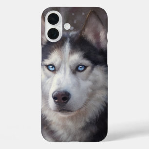 Siberian Husky iPhone 16 Plus Hoesje
