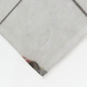 Siberian Husky Custom Fleece Blanket, klein Deken (Hoek)