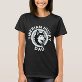 Siberian Husky Dad Dog Dad T-shirt (Voorkant)