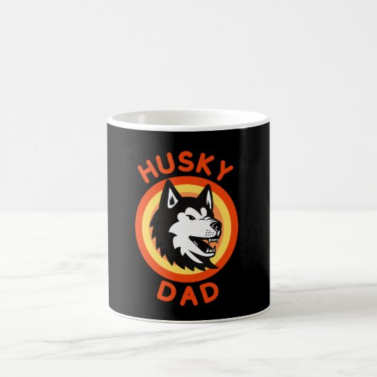 Siberian Husky Dad, husky dog Koffiemok (Center)