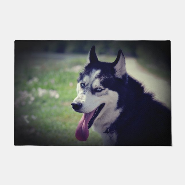 Siberian Husky Deurmat (Voorkant)