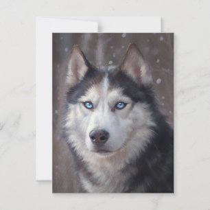 Siberian Husky Dog Briefkaart