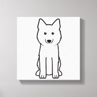 Siberian Husky Dog Cartoon