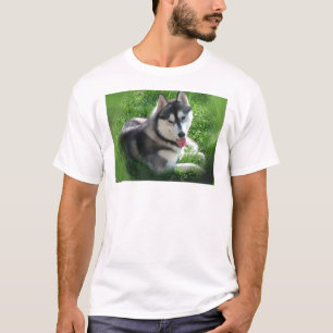 Siberian Husky Dog Mannen T-Shirt
