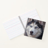 Siberian Husky Dog Notitieboek (Binnen)