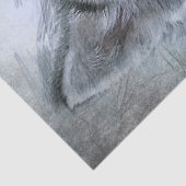 Siberian Husky Dog Tissuepapier (Detail)