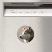 Siberian Husky Dogs Magneet (Insitu (Vaatwasser))