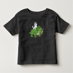 Siberian Husky Gifts Kinder Triceratops Dinosaur Kinder Shirts