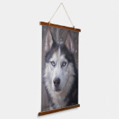 Siberian Husky Hangend Wandkleed (Gebogen)