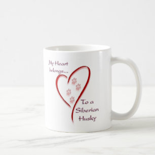 Siberian Husky Heart behoort tot Koffiemok