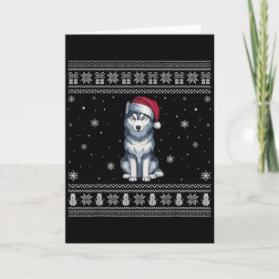 Siberian Husky Hondenliefhebbers Mannen Vrouwen Si Kaart