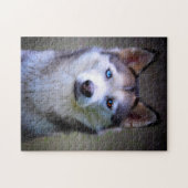 Siberian Husky Jigsaws. Legpuzzel (Horizontaal)