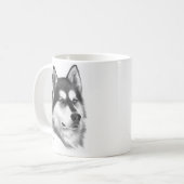 Siberian Husky Koffiemok (Voorkant links)