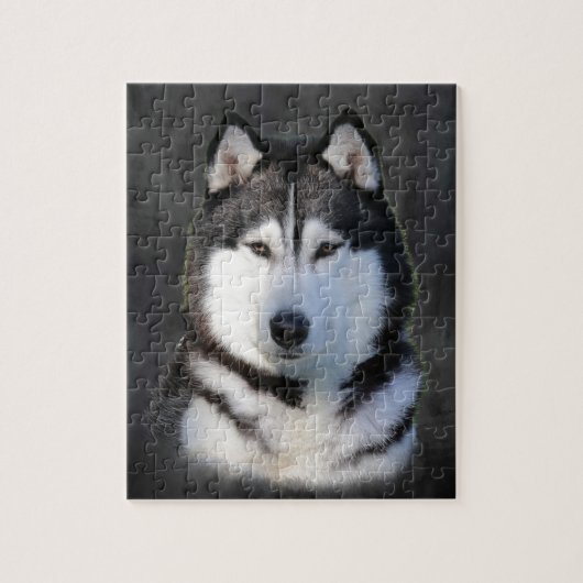 Siberian Husky Legpuzzel (Verticaal)