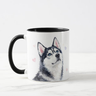 Siberian Husky Mooie Hartjes Koffie Mok