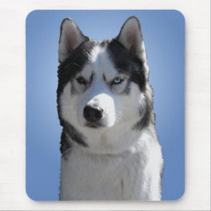 Siberian Husky Mousepad Gifts Malamute Sled Dogs Muismat