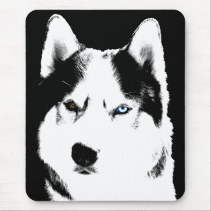 Siberian Husky Mousepad Gifts Malamute Sled Dogs Muismat