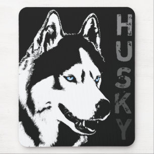 Siberian Husky Mousepad Husky Muismatten & Gifts