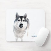 Siberian Husky Mousepad Muismat (Met muis)