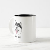 SIBERIAN HUSKY mugs (Devant gauche)