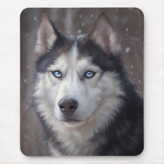 Siberian Husky Muismat (Voorkant)