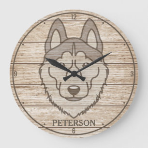 Siberian Husky NAME Arctic Chukcha Spitz Puppy Dog Grote Klok