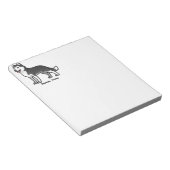 Siberian Husky Notitieblok (Schuin)