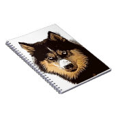 Siberian Husky Notitieboek (Rechterzijde)