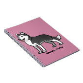 Siberian Husky Notitieboek (Rechterzijde)