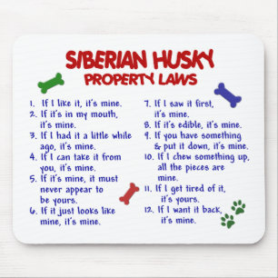 SIBERIAN HUSKY Property Laws 2 Muismat