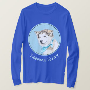Siberian Husky Puppy Painting - Originele Dog Art T-shirt