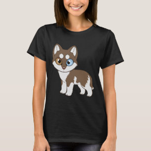 Siberian Husky Red T-shirt