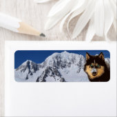 Siberian Husky Return Address Label (Insitu)