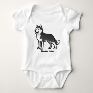 Siberian Husky Romper