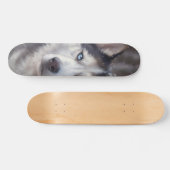 Siberian Husky Skateboard (Horizontaal)