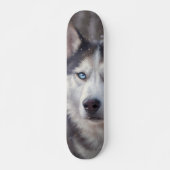 Siberian Husky Skateboard (Voorkant)