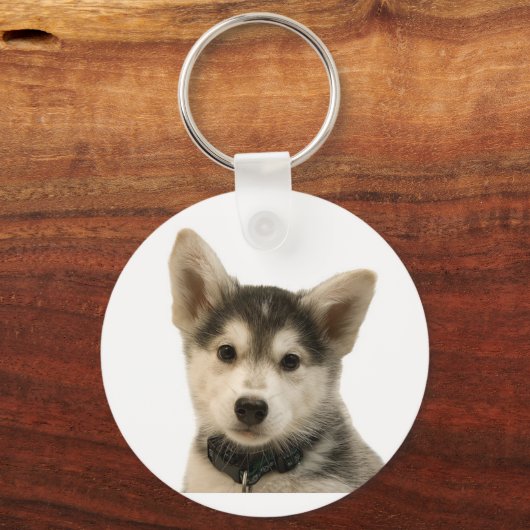 Siberian Husky Sleutelhanger (Voorkant)