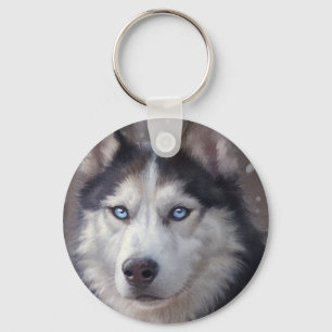 Siberian Husky Sleutelhanger