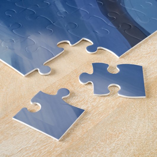 Siberian Husky Soviet Style Christmas Log Pull Hat Legpuzzel (Zijkant)