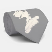 Siberian Husky Stropdassen Stylish Alaskan Malamut (Opgerold)