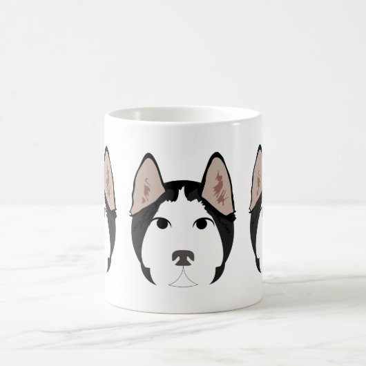 Siberian Husky sur Mug (Centre)